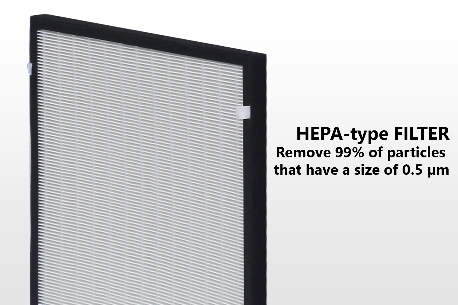 ไส้กรองละเอียด HEPA filter ใช้สำหรับเครื่องฟอกอากศในงานห้องปลอดฝุ่น และห้องปลอดเชื้อ สามารถกรองฝุ่นที่มีความละเอียดสูง ในระดับ PM 2.5 ได้อย่างมีประสิทธิภาพ